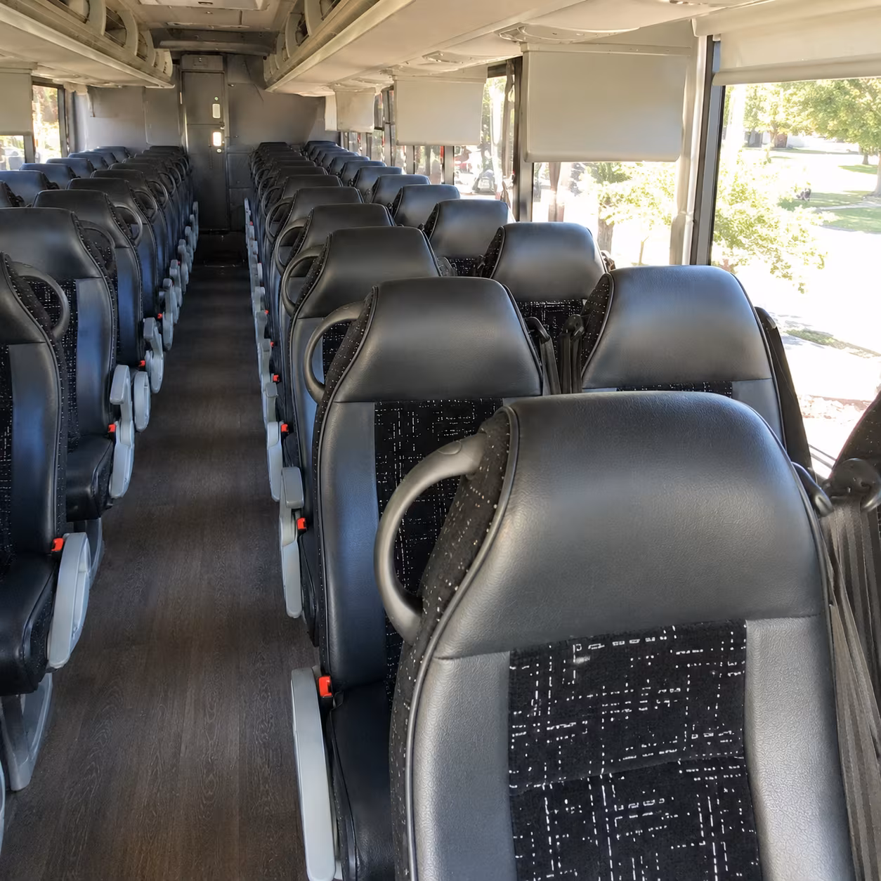 inglewood charter bus services interior