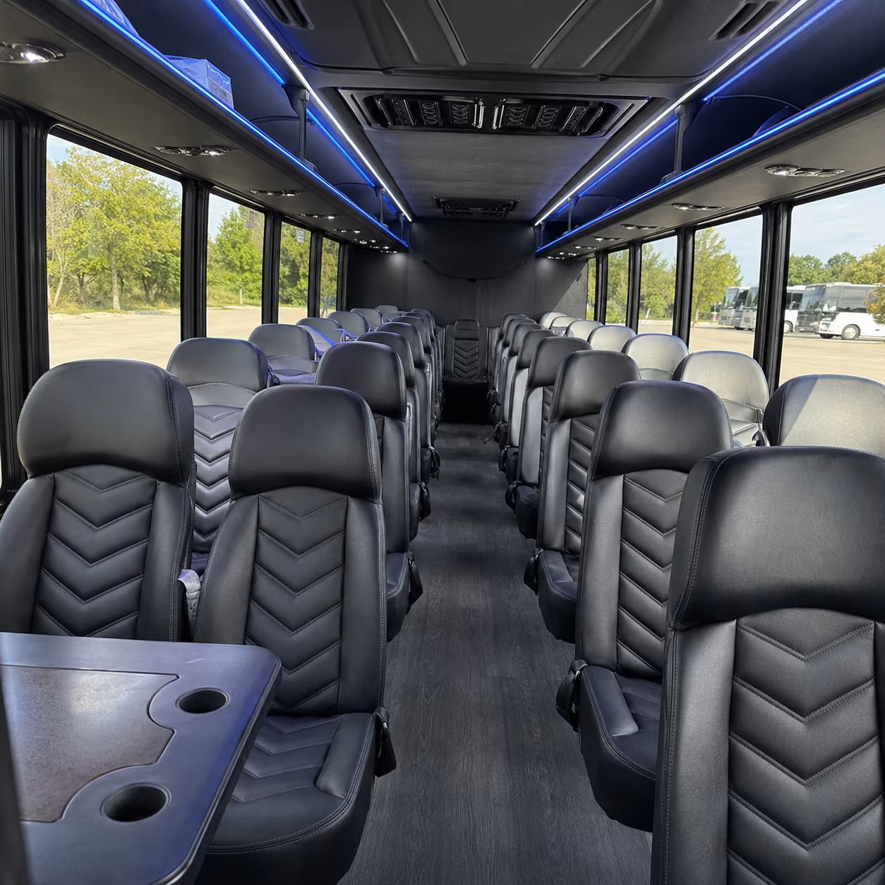 inglewood corporate event transportation onboard seating